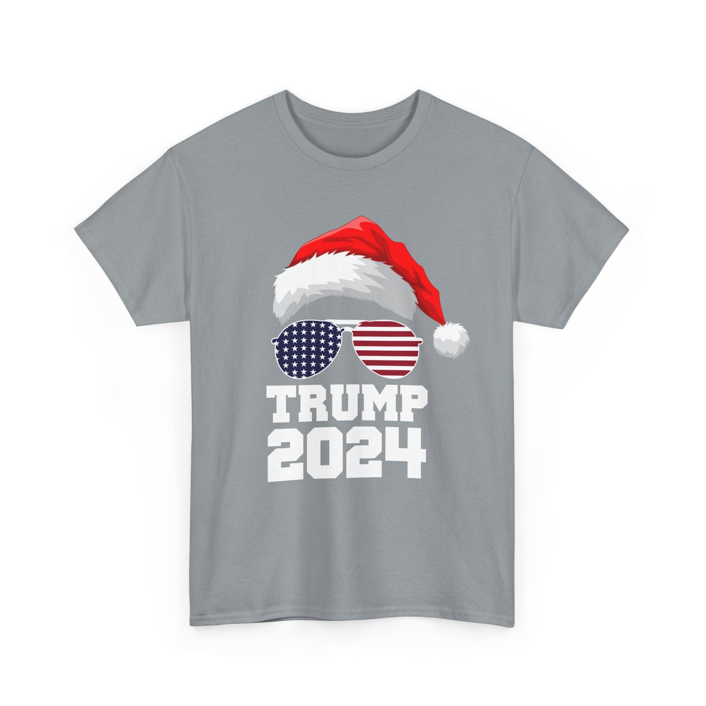 Trump Shirt, Trump Christmas Shirt, Trump Happy Holidays Shirt Unisex Heavy Cotton Tee, Political Tee, Patriotic Christmas Tee, Conservative