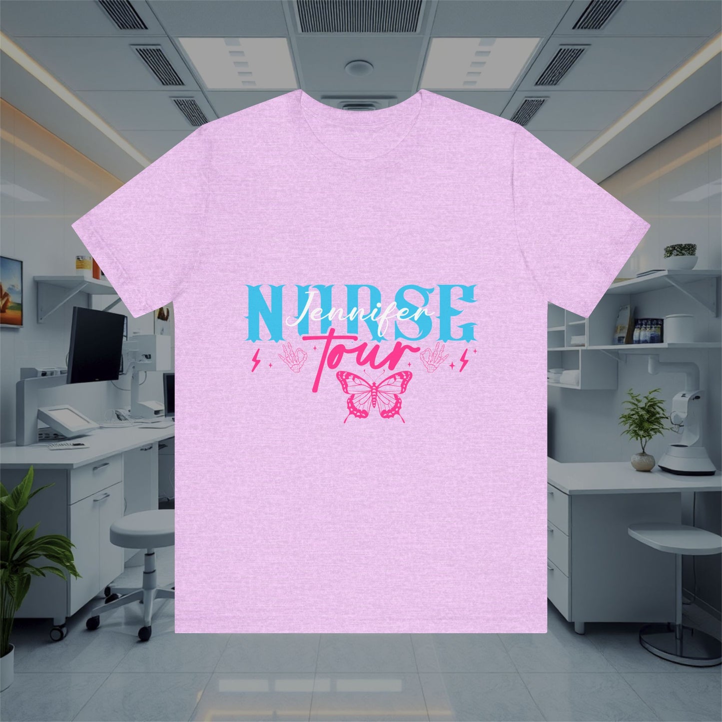 Nurse Tour Unisex Tee, Nursing T-Shirt, Medical Top, Healthcare Nurse Shirt, Hospital Apparel
