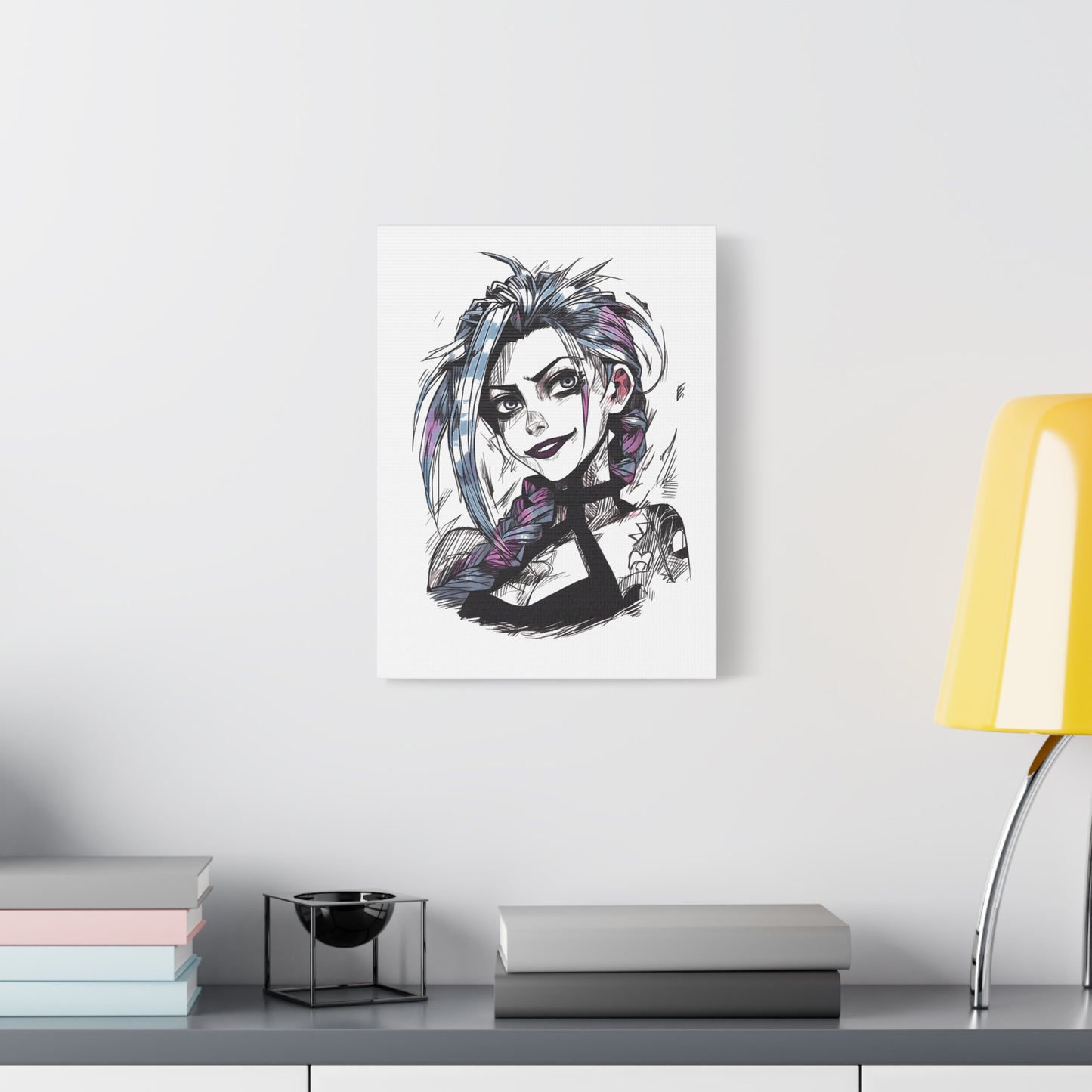 Canvas Print - League of Legends Arcane Portrait, Stretched, 1 25", Wall Art, Game Fan Gift, Home Decor, Gaming Room Decoration
