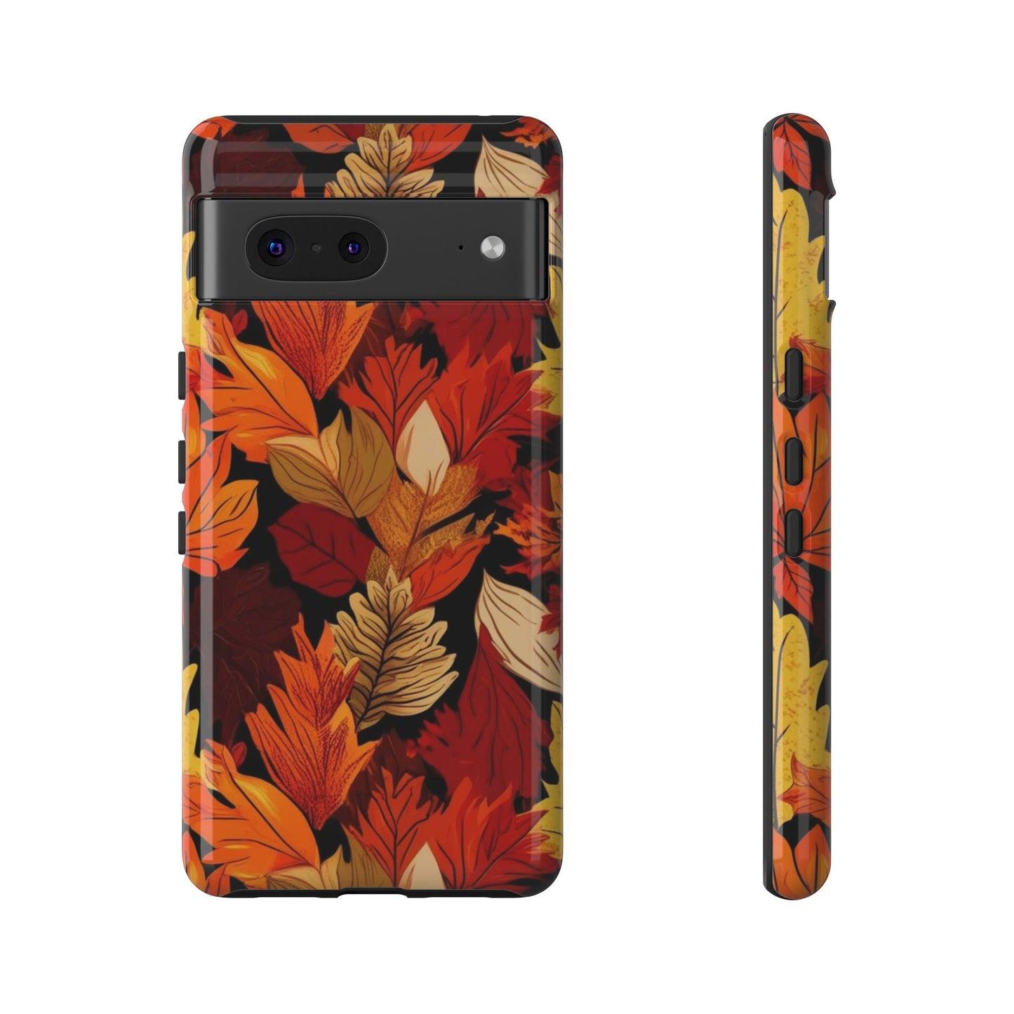 Leafy Tough Cases, Autumn Phone Cover, Protective Smartphone Shell, Nature Lover Gift, Fall Accessories