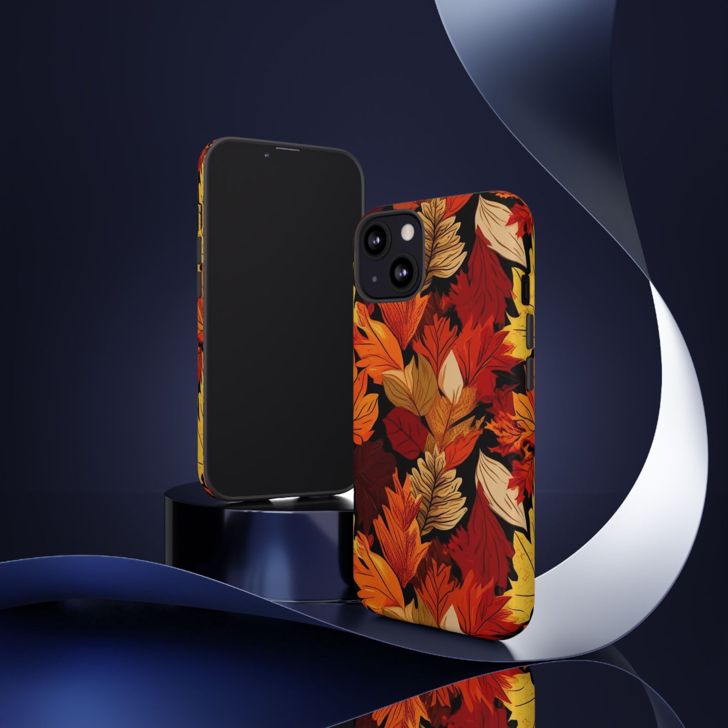 Leafy Tough Cases, Autumn Phone Cover, Protective Smartphone Shell, Nature Lover Gift, Fall Accessories