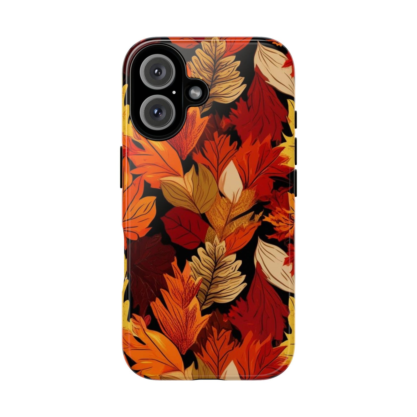 Leafy Tough Cases, Autumn Phone Cover, Protective Smartphone Shell, Nature Lover Gift, Fall Accessories