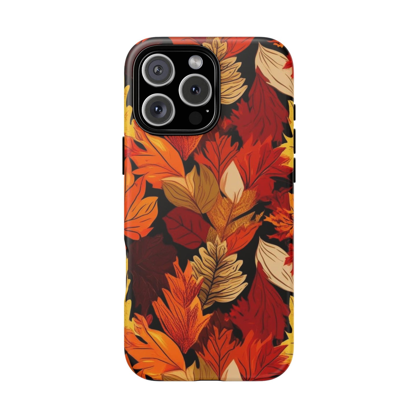 Leafy Tough Cases, Autumn Phone Cover, Protective Smartphone Shell, Nature Lover Gift, Fall Accessories