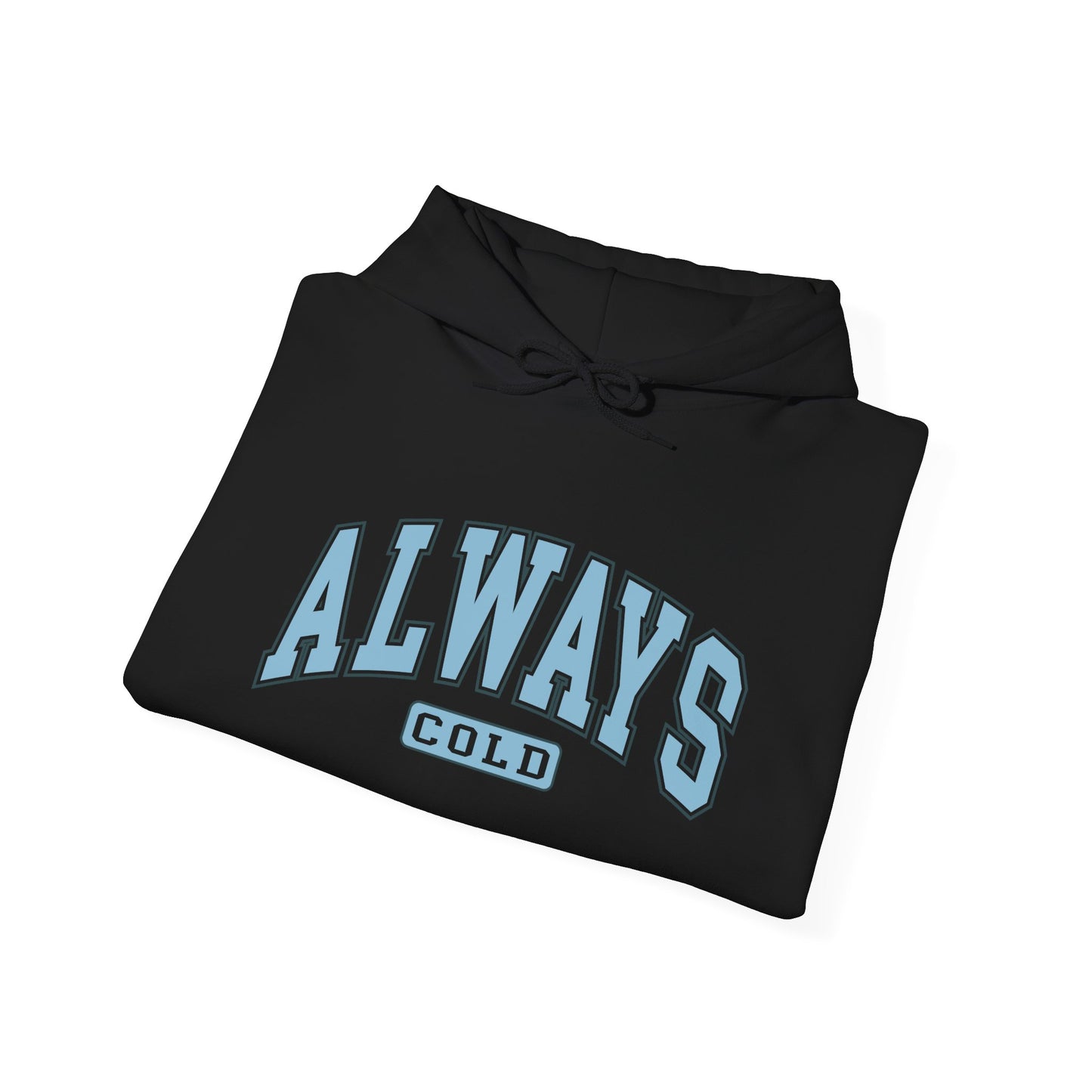Always Cold Hoodie, Winter Sweatshirt, Cozy Pullover, Warm Jumper, Gift for Cold People, Comfy Outerwear