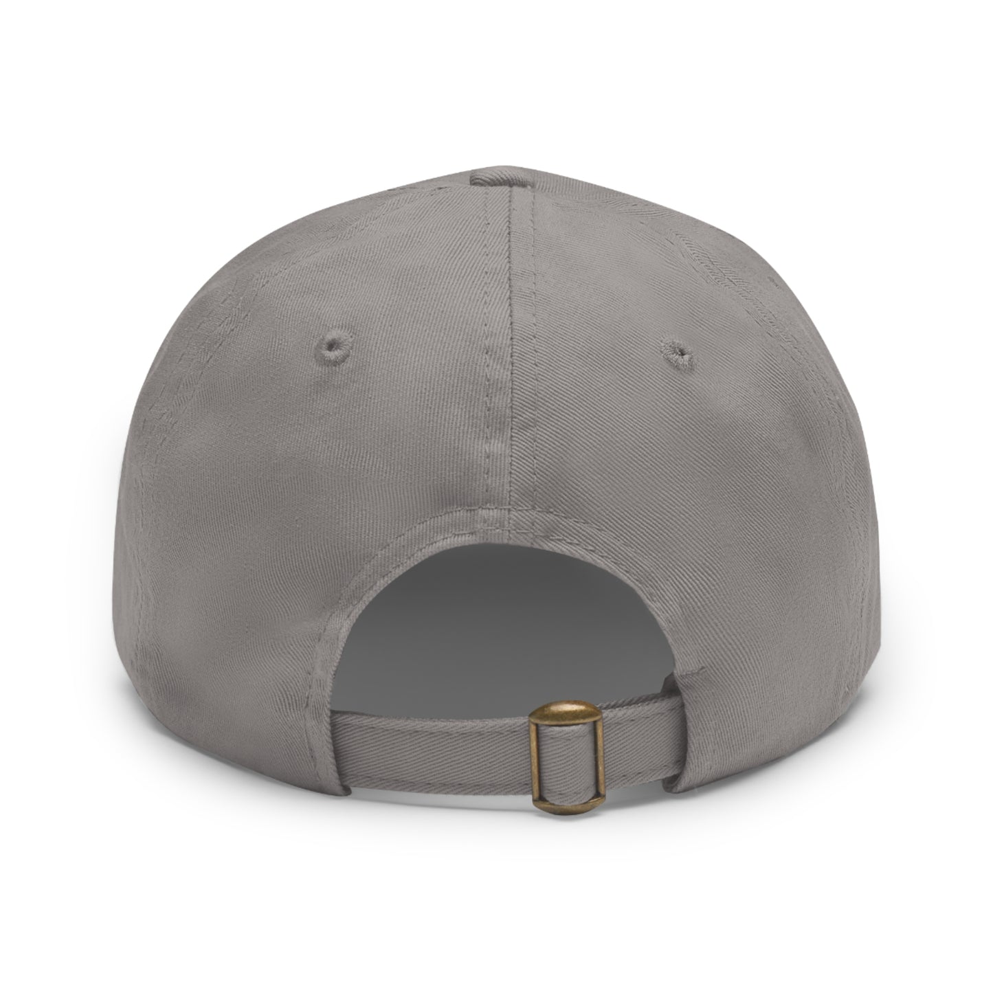 American Flag Dad Hat with Leather Patch (Rectangle)