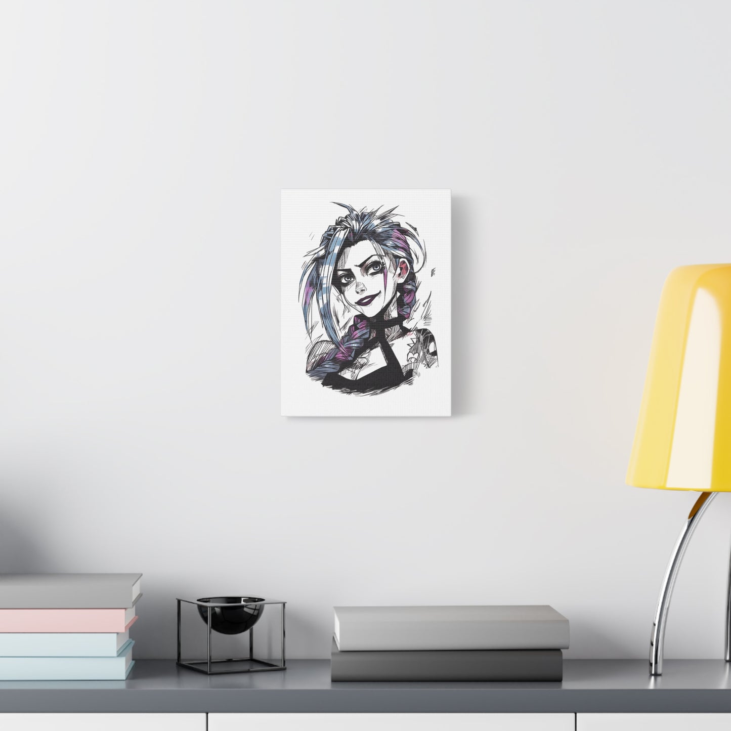 Canvas Print - League of Legends Arcane Portrait, Stretched, 1 25", Wall Art, Game Fan Gift, Home Decor, Gaming Room Decoration