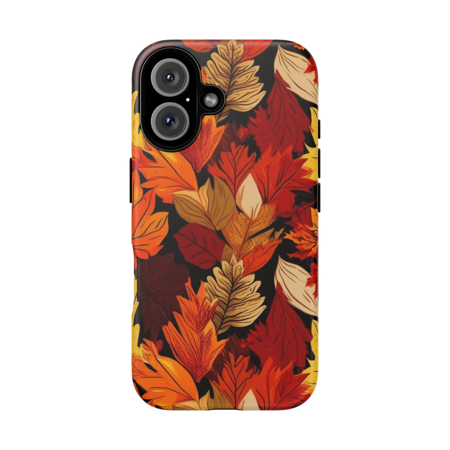Leafy Tough Cases, Autumn Phone Cover, Protective Smartphone Shell, Nature Lover Gift, Fall Accessories