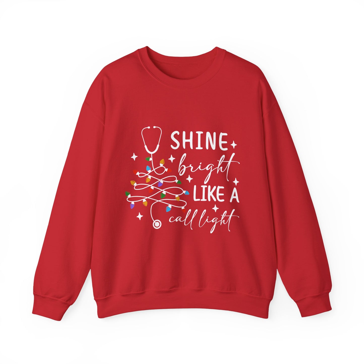 Shine Bright Nurse Sweatshirt, Medical Staff Gift, Hospital Worker Apparel, Cozy Pullover, Warm Jumper