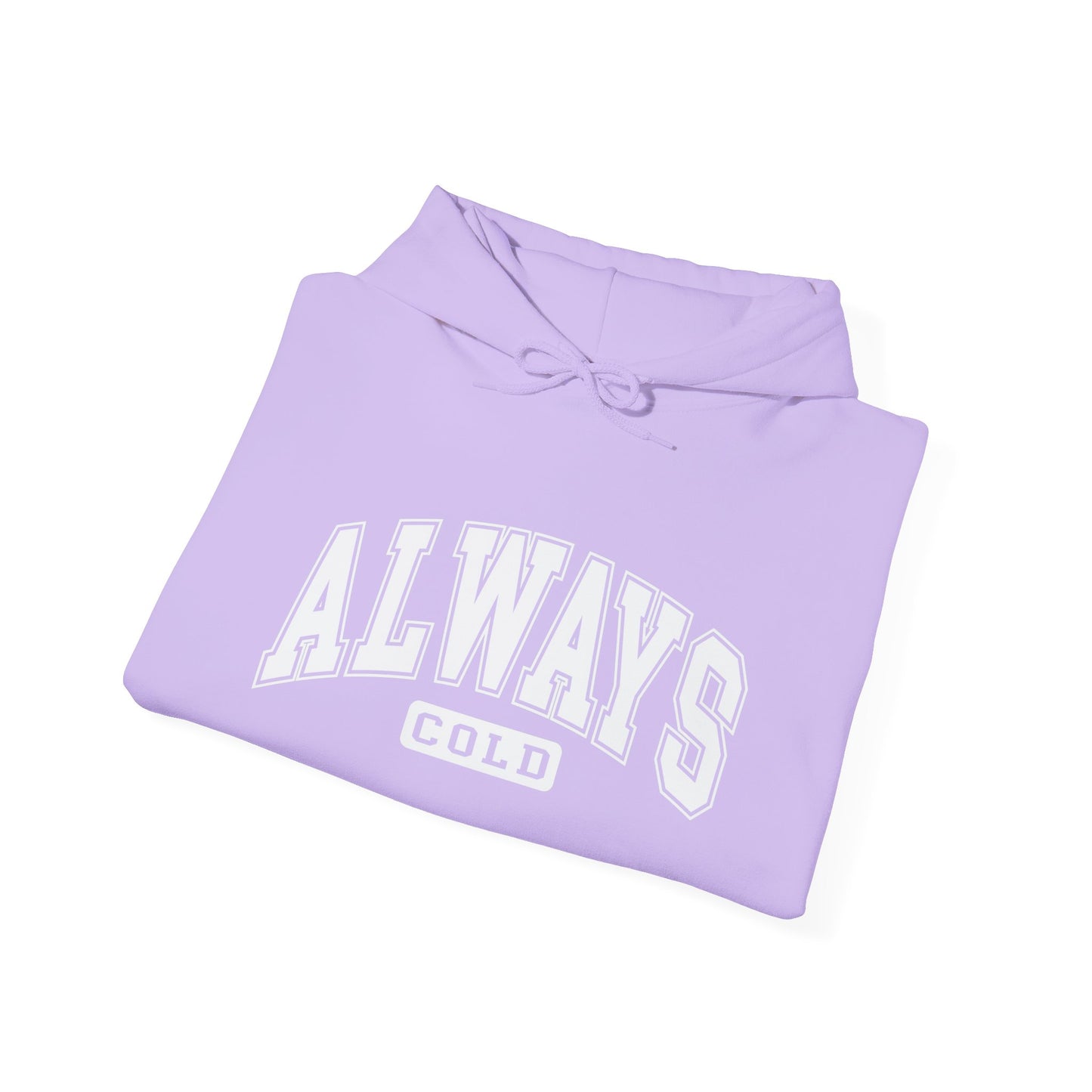 Always Cold Hoodie, Winter Sweatshirt, Cozy Pullover, Warm Jumper, Gift for Cold People, Comfy Outerwear