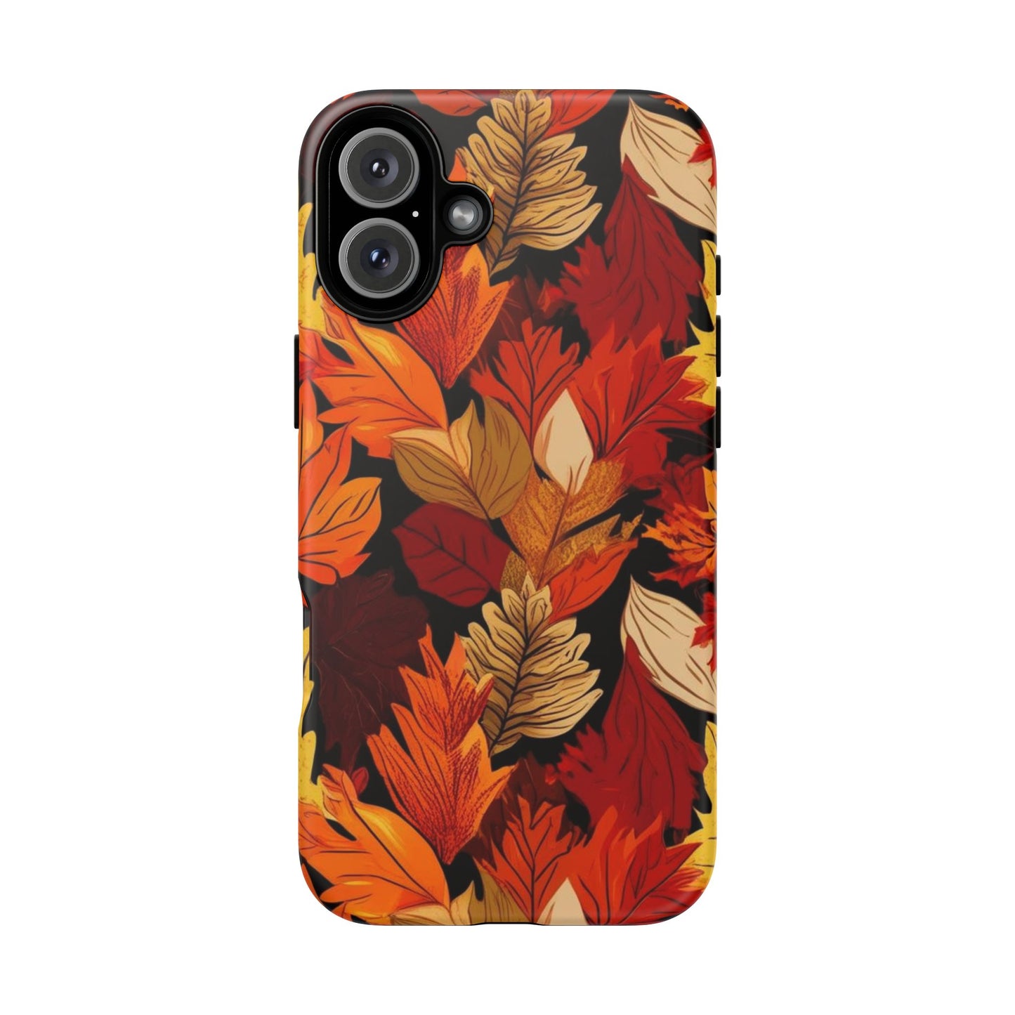 Leafy Tough Cases, Autumn Phone Cover, Protective Smartphone Shell, Nature Lover Gift, Fall Accessories