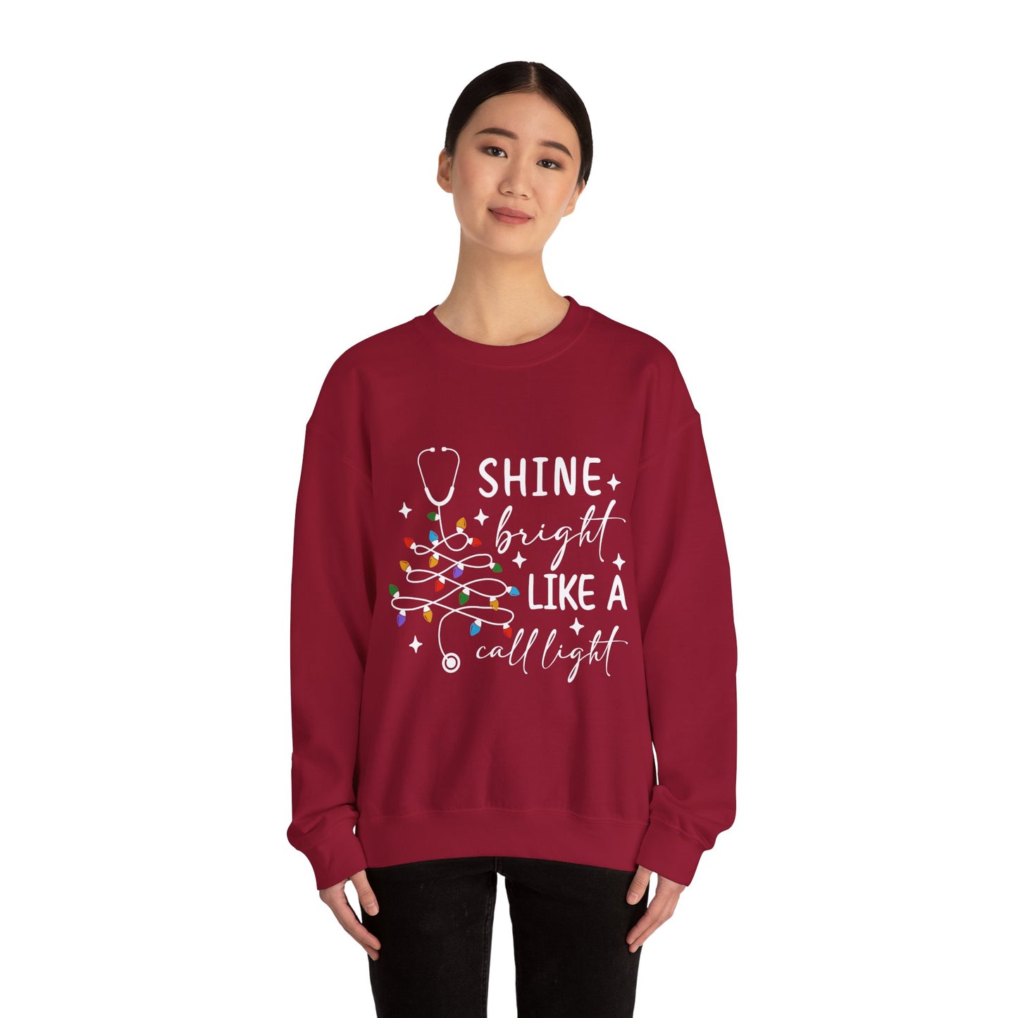 Shine Bright Nurse Sweatshirt, Medical Staff Gift, Hospital Worker Apparel, Cozy Pullover, Warm Jumper