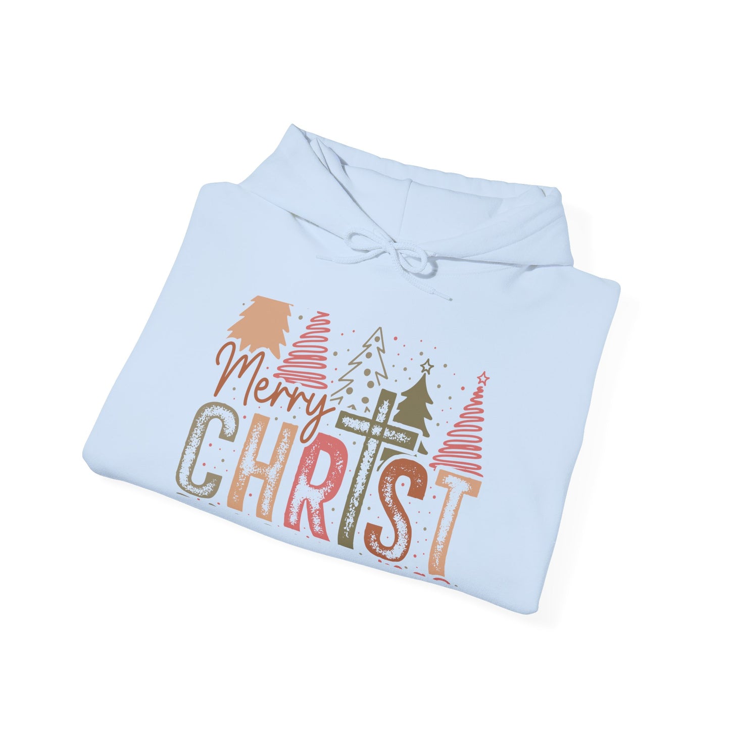 Cozy Merry Christ Hoodie for Everyone - Heavy Blend™ Sweatshirt