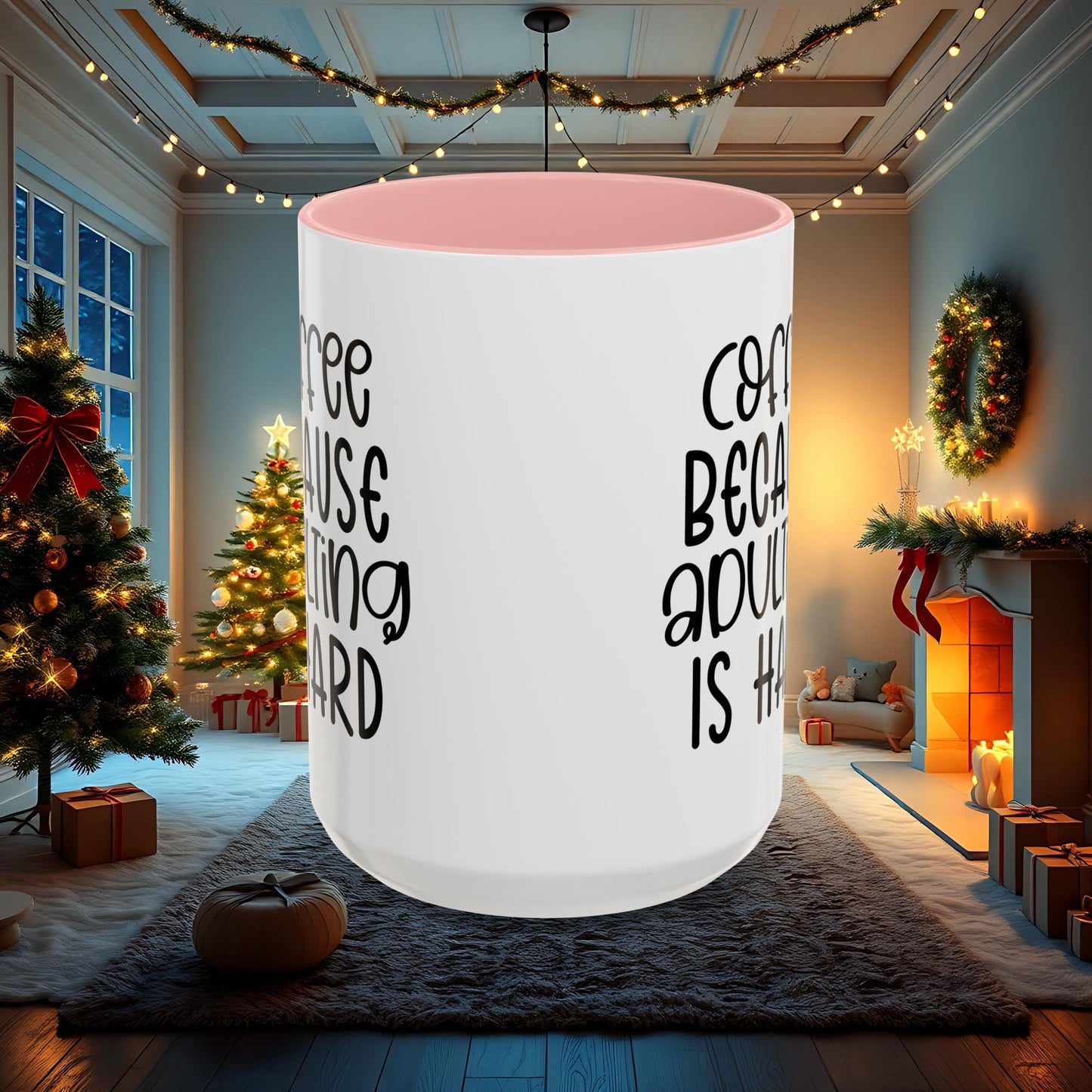 Mug, Funny Quote Accent Coffee Mug, Minimalist Tea Cup, Cute Quote Mugs, Unique Quote Kitchen Decor, Coffee Lovers Gift