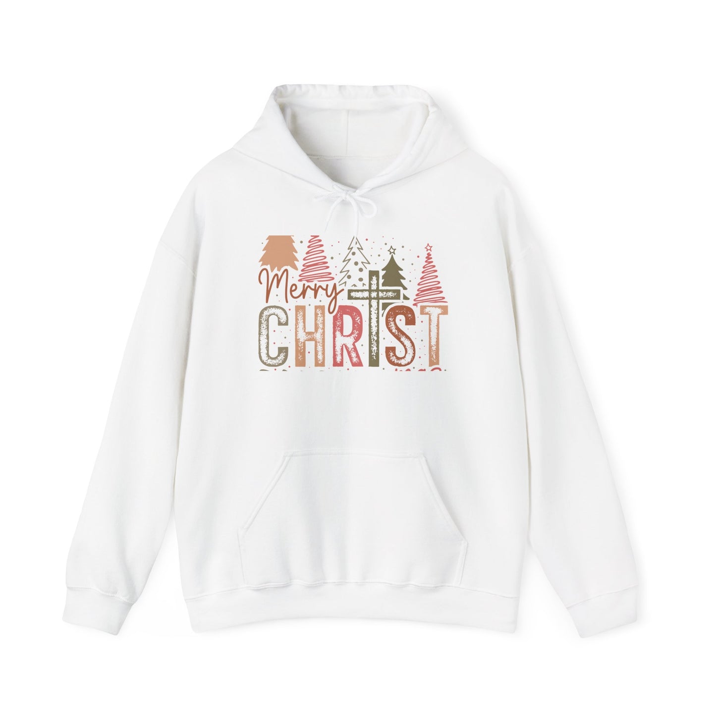 Cozy Merry Christ Hoodie for Everyone - Heavy Blend™ Sweatshirt