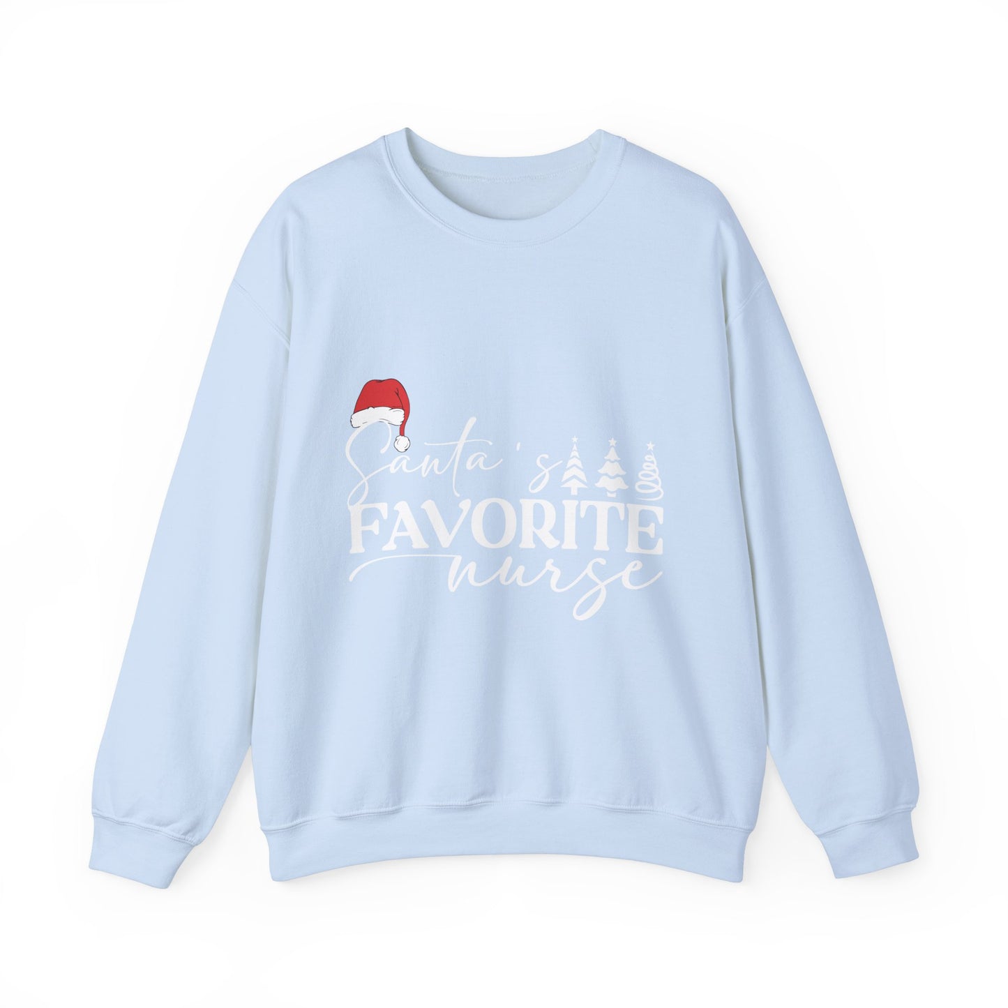 Santa Favorite Nurse Sweatshirt, Christmas Nurse Gift, Holiday Medical Apparel, Xmas RN Pullover, Healthcare Worker Jumper, Secret Santa