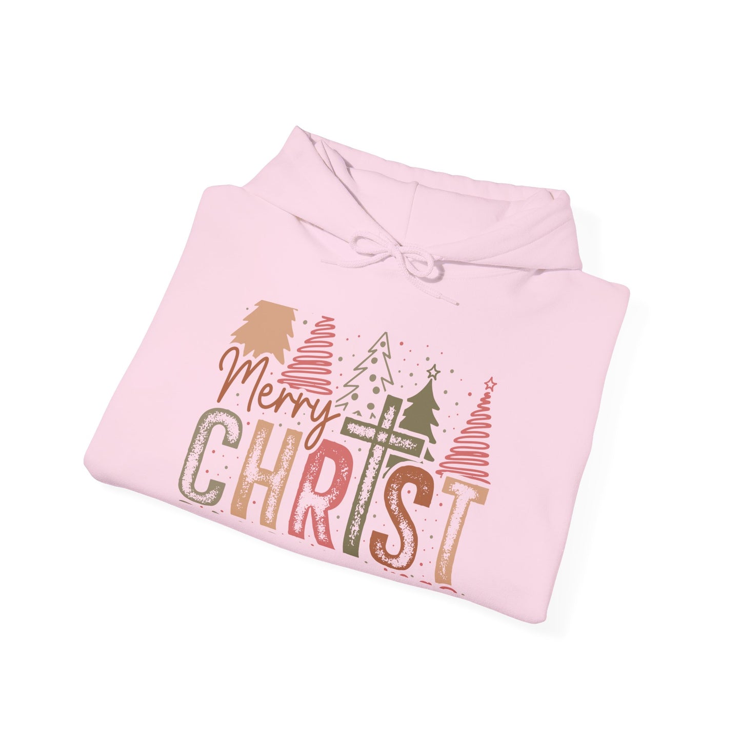 Cozy Merry Christ Hoodie for Everyone - Heavy Blend™ Sweatshirt