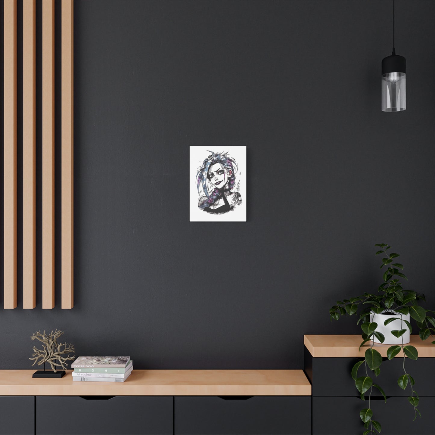 Canvas Print - League of Legends Arcane Portrait, Stretched, 1 25&quot;, Wall Art, Game Fan Gift, Home Decor, Gaming Room Decoration