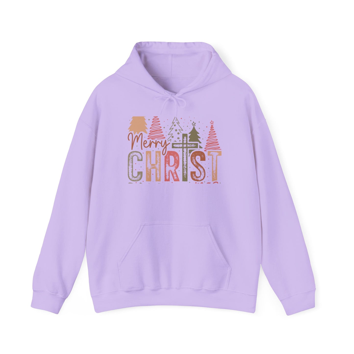 Cozy Merry Christ Hoodie for Everyone - Heavy Blend™ Sweatshirt