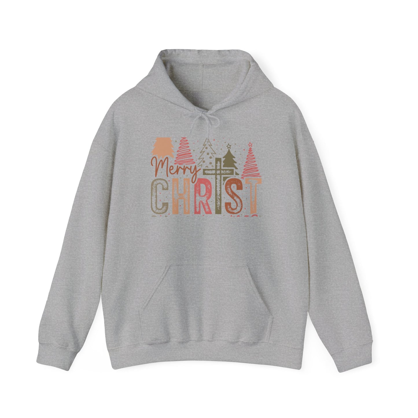Cozy Merry Christ Hoodie for Everyone - Heavy Blend™ Sweatshirt