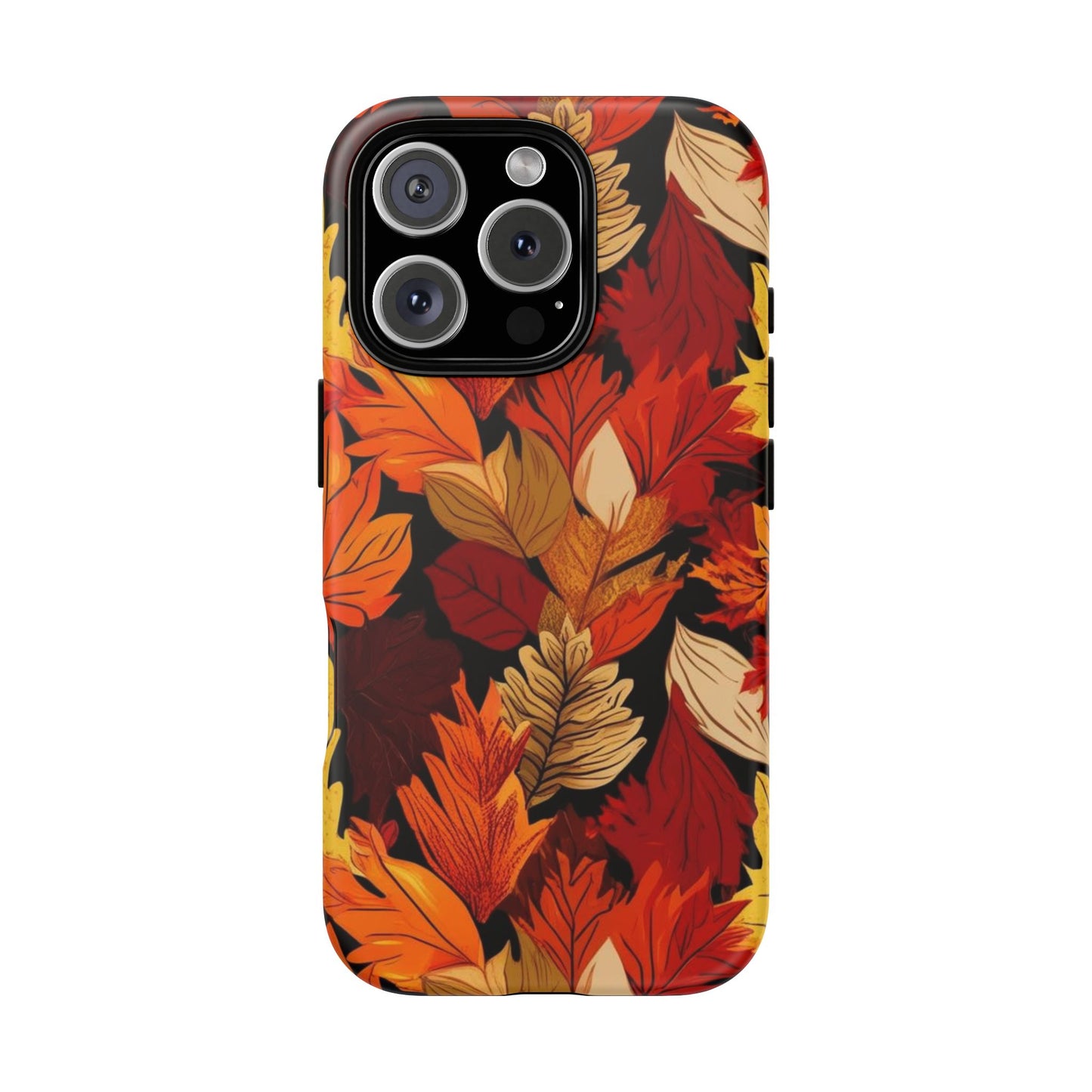 Leafy Tough Cases, Autumn Phone Cover, Protective Smartphone Shell, Nature Lover Gift, Fall Accessories