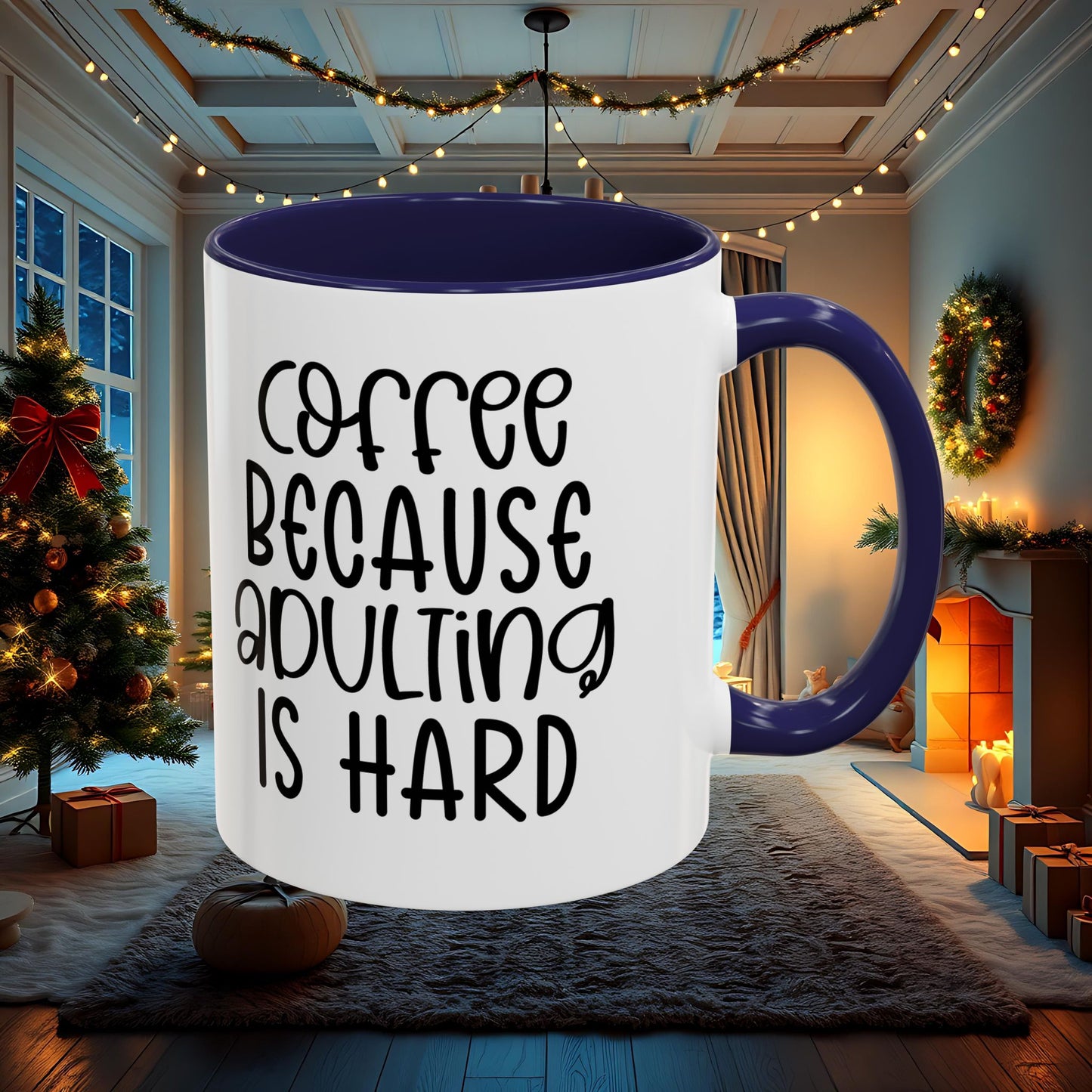 Mug, Funny Quote Accent Coffee Mug, Minimalist Tea Cup, Cute Quote Mugs, Unique Quote Kitchen Decor, Coffee Lovers Gift