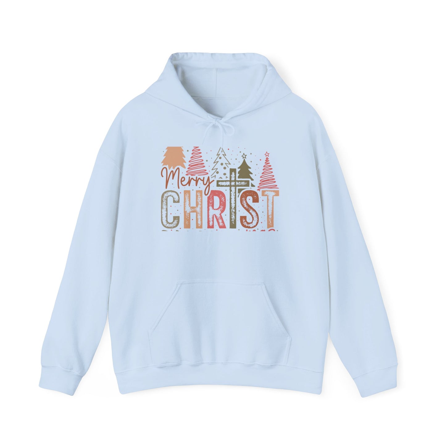 Cozy Merry Christ Hoodie for Everyone - Heavy Blend™ Sweatshirt