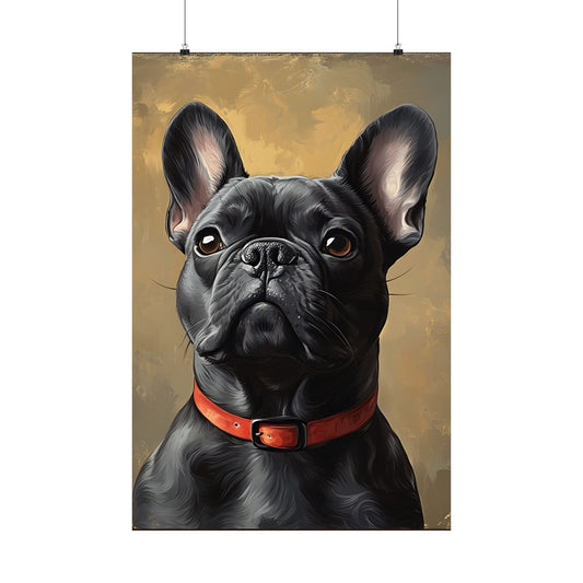 Adorable Matte French Bulldog Posters - Perfect for Any Room