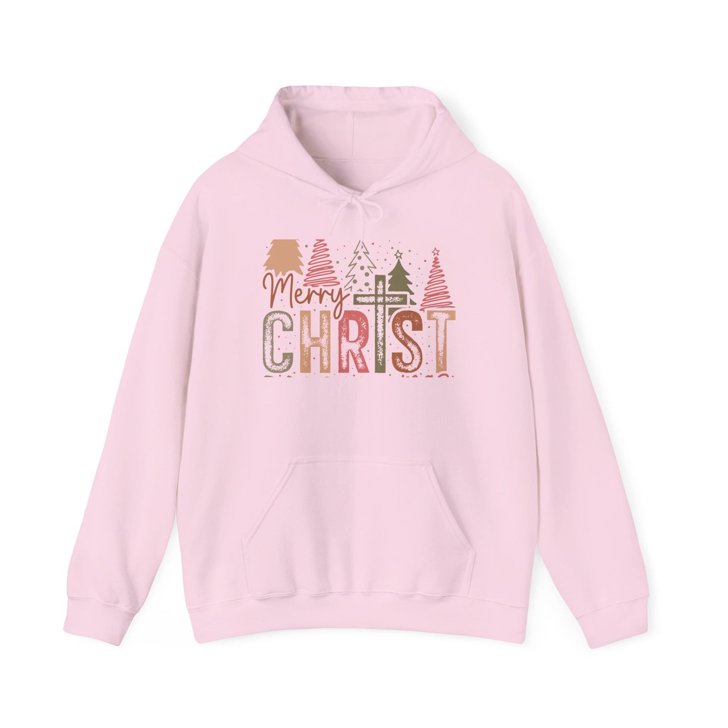 Cozy Merry Christ Hoodie for Everyone - Heavy Blend™ Sweatshirt