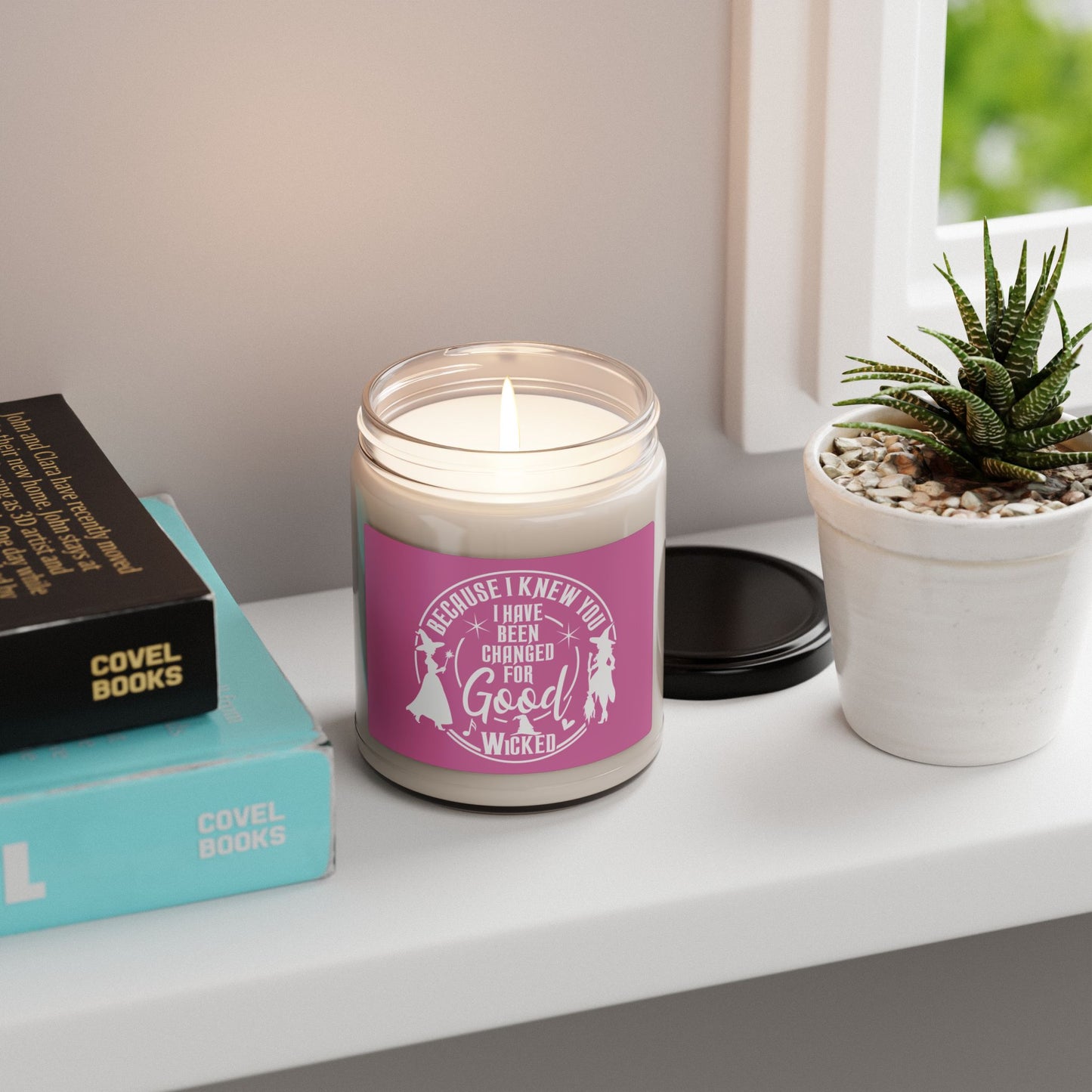 Wicked Because I Knew You Quote Soy Candle, Christmas Candle, Winter Candle, Holiday Gift, Home Fragrance