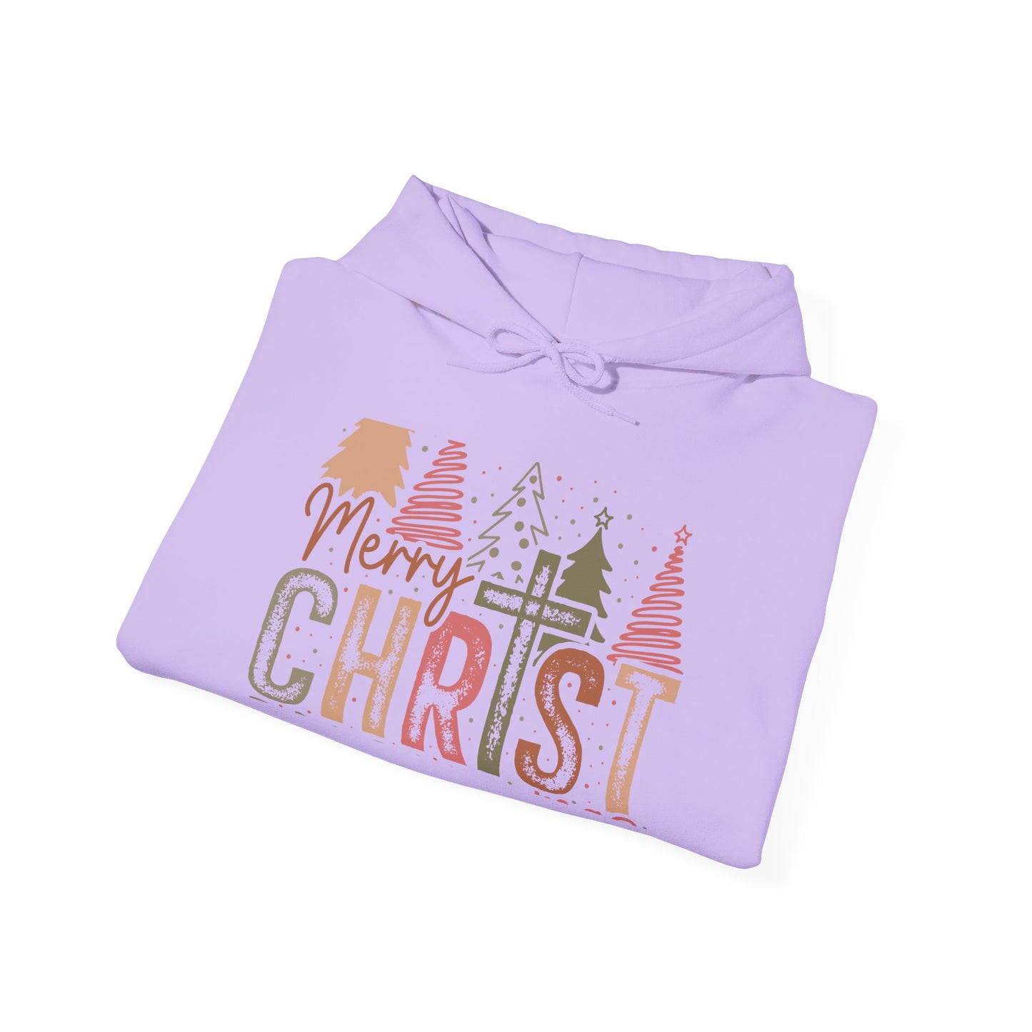 Cozy Merry Christ Hoodie for Everyone - Heavy Blend™ Sweatshirt