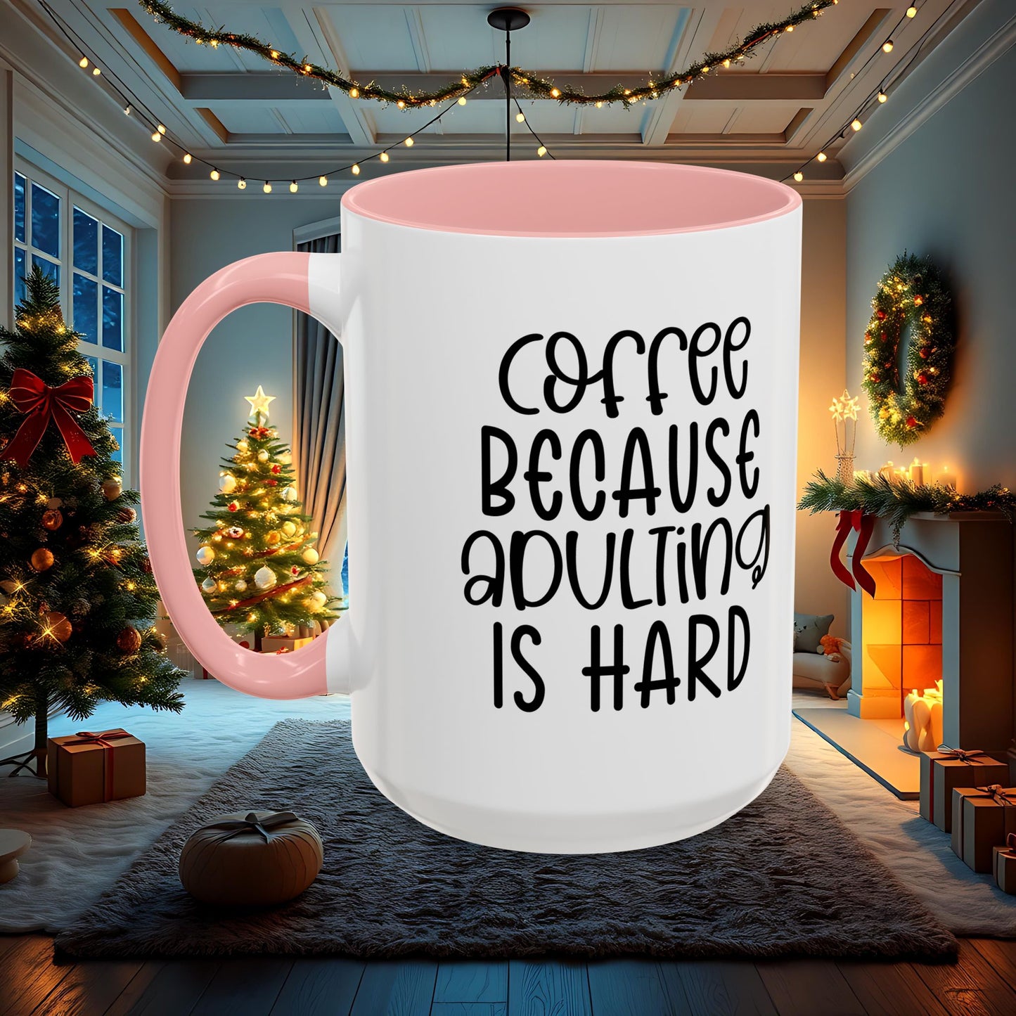 Mug, Funny Quote Accent Coffee Mug, Minimalist Tea Cup, Cute Quote Mugs, Unique Quote Kitchen Decor, Coffee Lovers Gift
