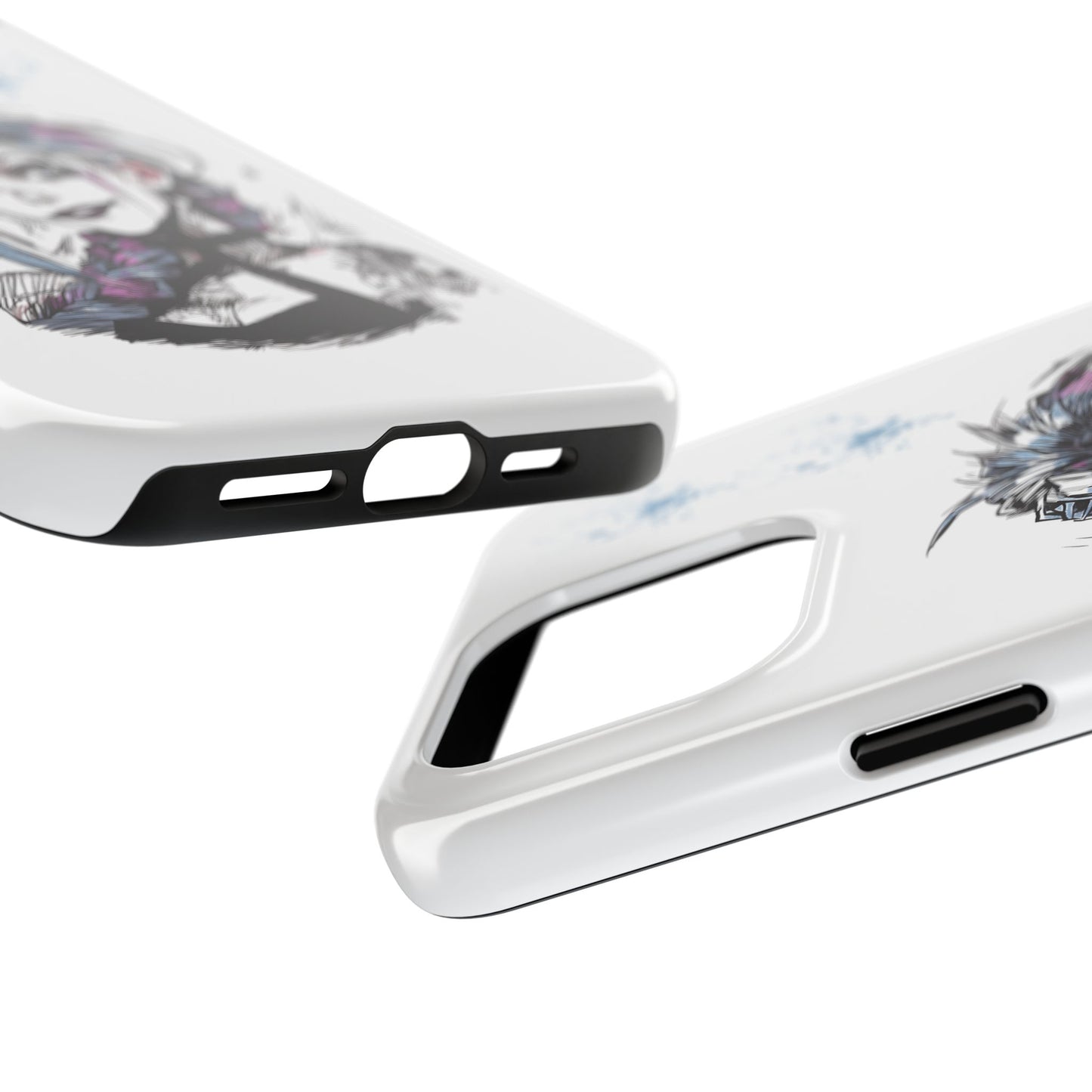 Jinx Inspired iPhone Tough Phone Cases - League of Legends Arcane TV Series, Unique Style & Strength Durable Phone Cover, Protective Phone