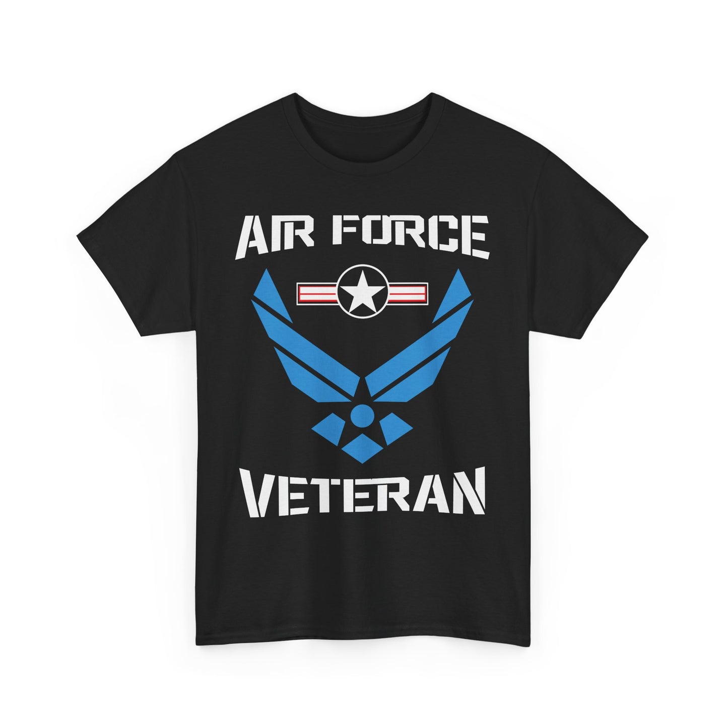 Air Force Veteran Unisex T-Shirt - Heavy Cotton Tribute Tee